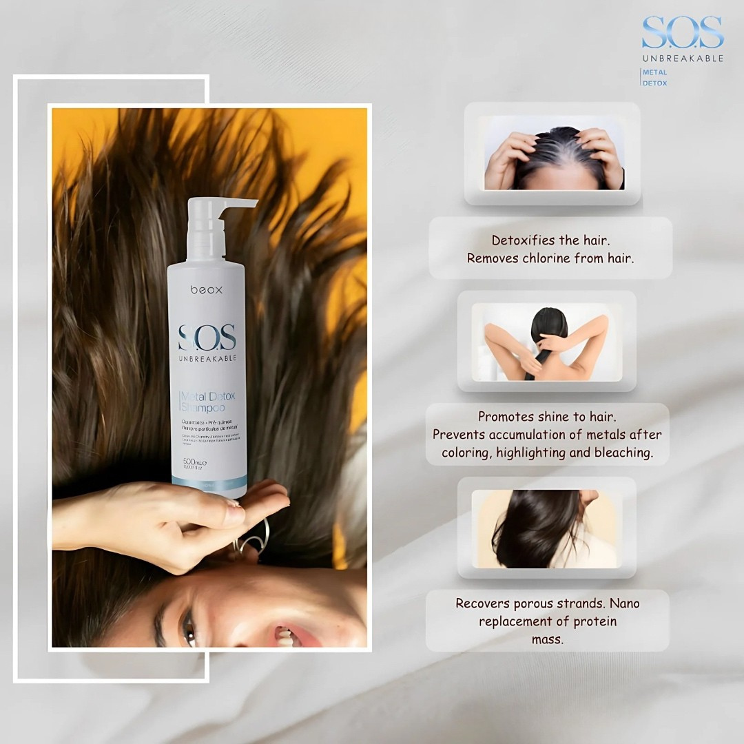 Beox SOS Unbreakable Metal Detox Shampoo