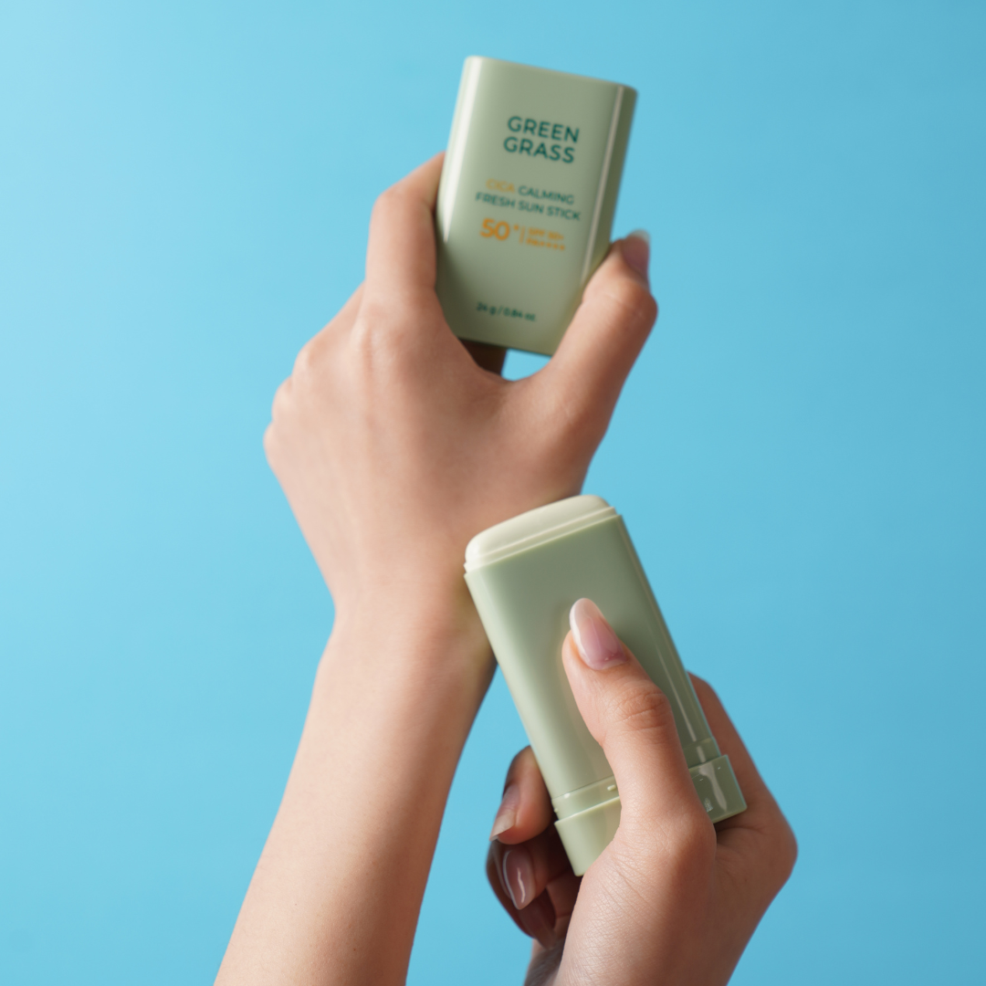 Green Grass CICA Calming Fresh Sun Stick