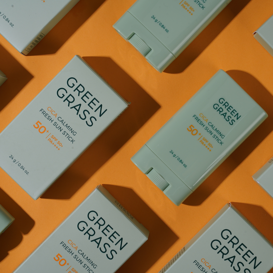 Green Grass CICA Calming Fresh Sun Stick