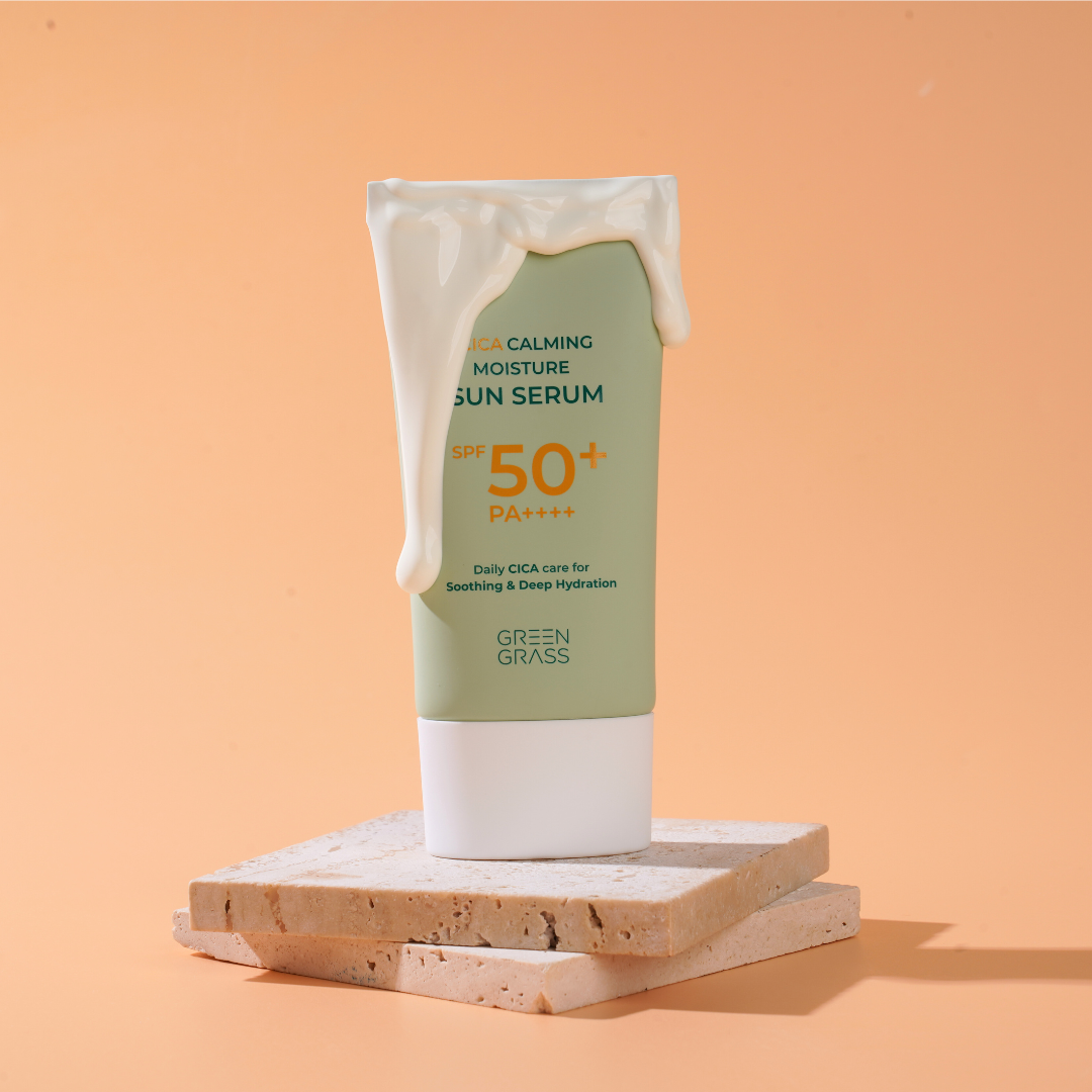 Green Grass CICA Calming Moisture Sun Serum