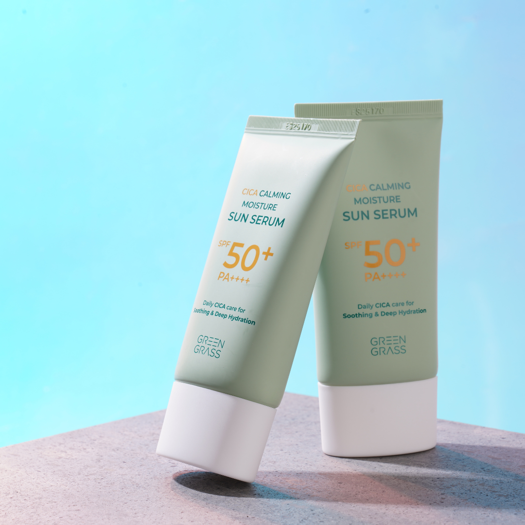 Green Grass CICA Calming Moisture Sun Serum