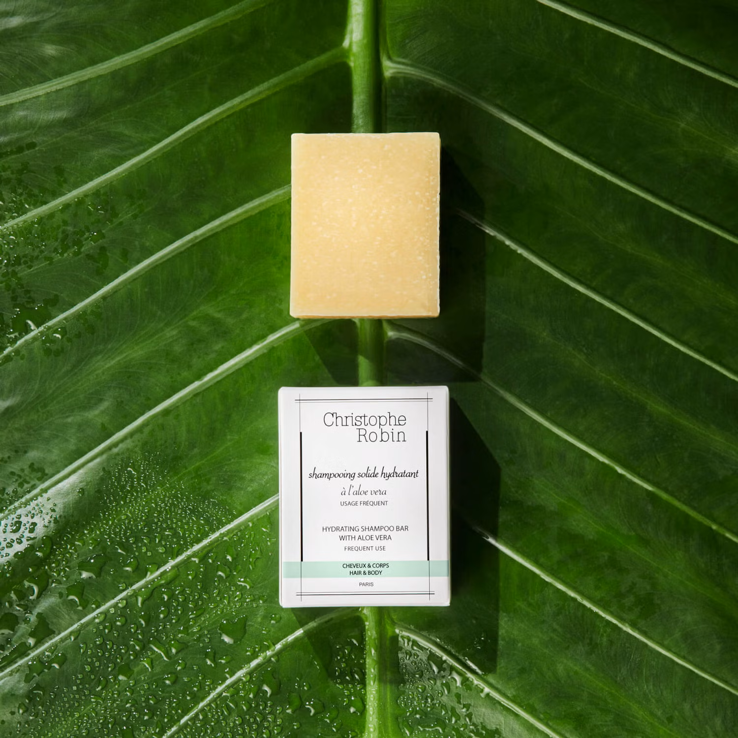 Christophe Robin Hydrating Shampoo Bar With Aloe Vera