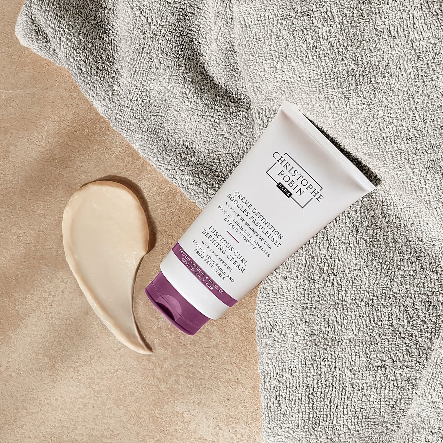 Christophe Robin Luscious Curl Defining Cream With Chia Seed Oil