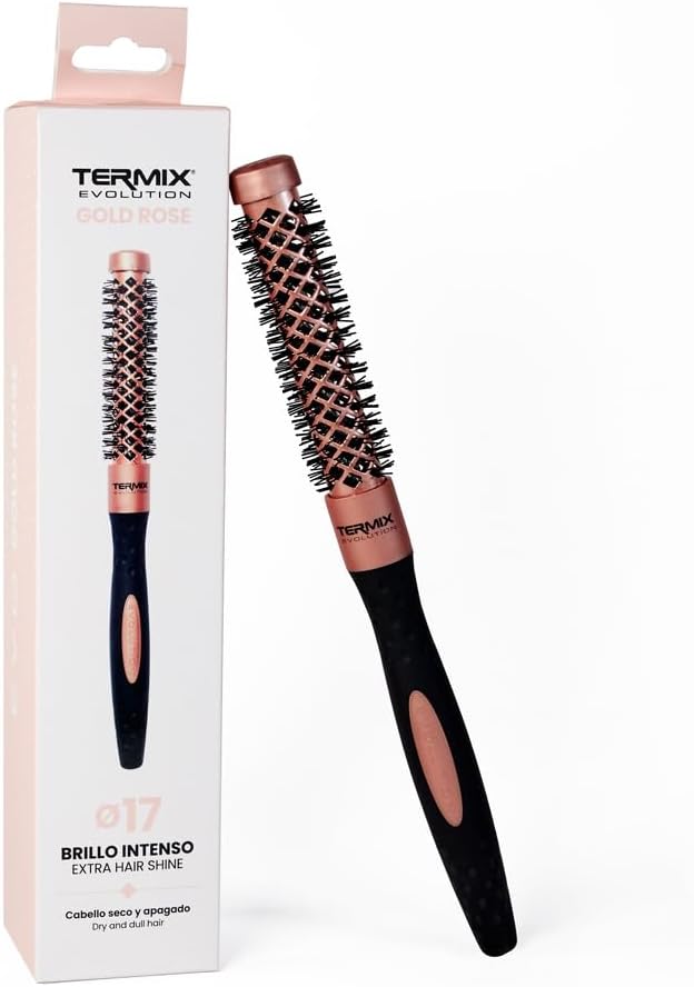 Termix Professional Evoluton Gold Rose Round Hair Brush 17