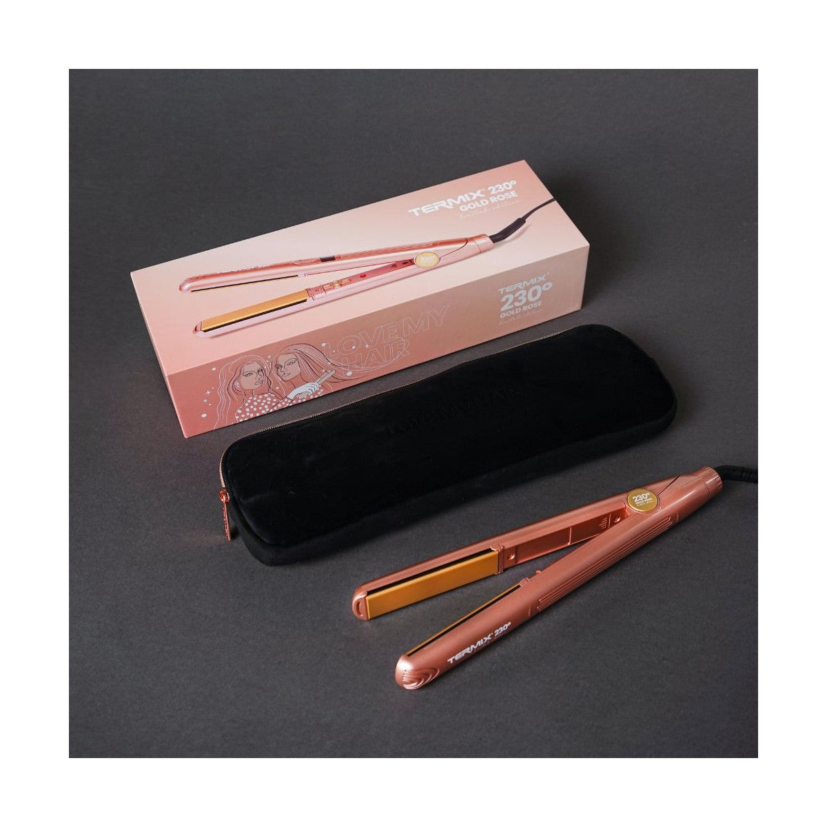 Termix 230 Gold Rose LTD Edition Hair Straightener Iron