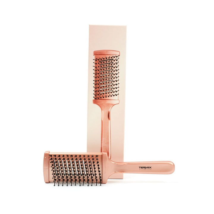 Termix Professional Large Thermal Flat Brush Gold Rose
